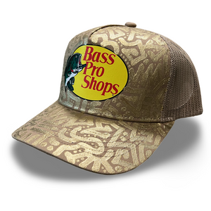 Desert Sands Bass Pro Shop Snapback w/ Light Gold Textile
