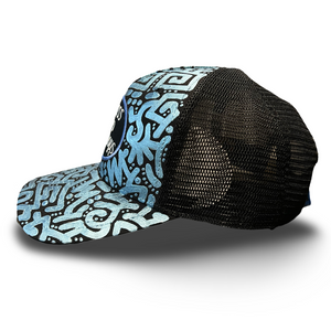 Black Bass Pro Shop Snapback w/ Metallic Blue Textile