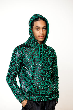 Royal Tribe Textile Hoodie